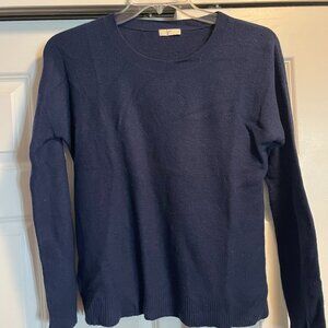 Joie Sweater Womens Navy Bllue Cashmere Blend Casual Sweater size Small